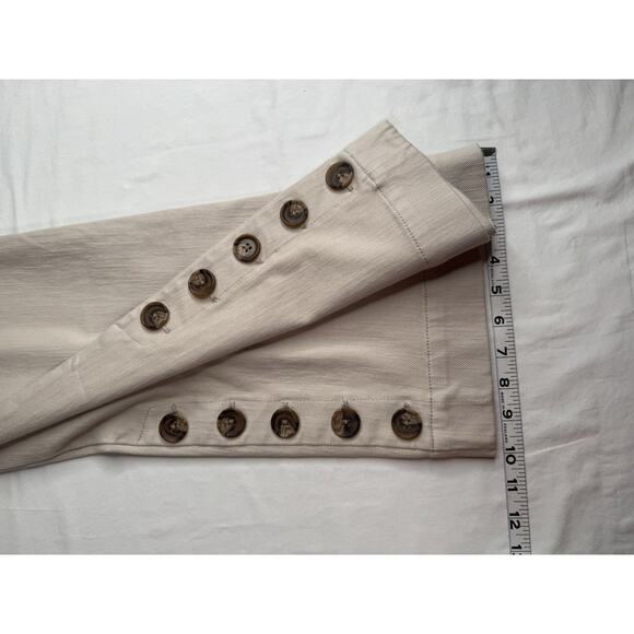 Belle By Kim Gravel 18W Flexibelle Flare Jean Horn Buttons Pullon 5 Pocket - Picture 8 of 15